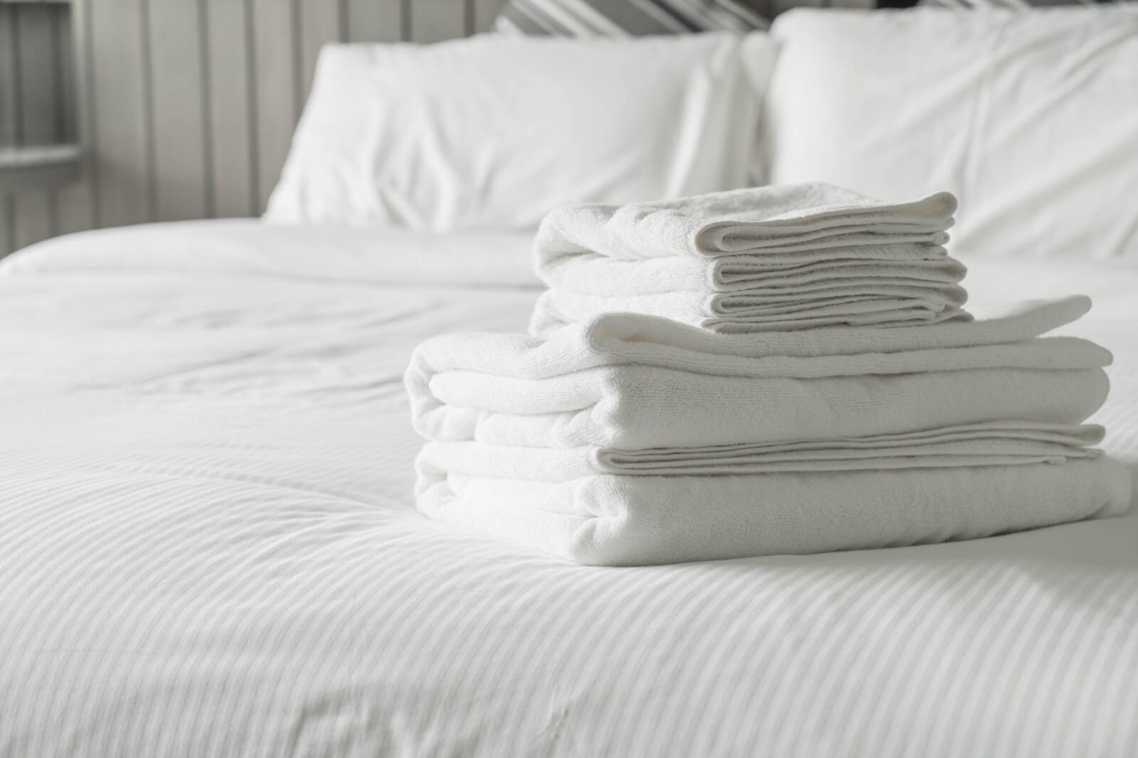 Bleached Fabric and towels